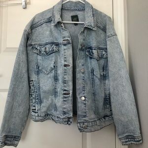 Oversized jean jacket